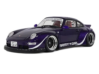Porsche RWB Army Girl 2015 1:18 GT Spirit Purple
