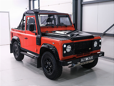 Land Rover Defender 90 2016 Conversível 1:18 Solido Laranja