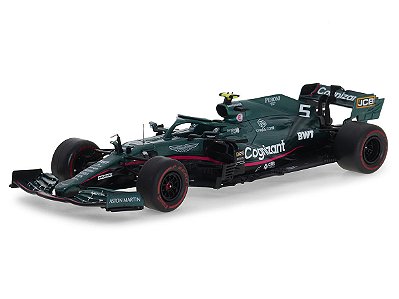 Fórmula 1 Aston Martin AMR21 S. Vettel 2nd GP Azerbaijão 2021 1:24 PCT