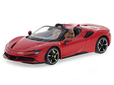 Ferrari SF90 Spider 2020 1:18 Bburago Vermelho
