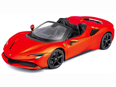 Ferrari SF90 Spider 2020 1:18 Bburago Vermelho