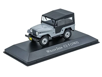 Willys Jeep CJ-5 1963 1:43 Luppa Cinza
