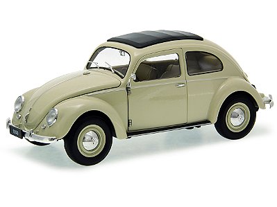 Volkswagen Fusca 1950 Welly 1:18 Creme