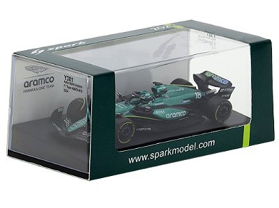 Fórmula 1 Aston Martin Aramco F1 Team AMR24 Lance Stroll 2024 1:64 Spark