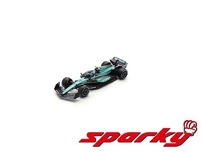 Fórmula 1 Aston Martin Aramco F1 Team AMR24 Fernando Alonso 2024 1:64 Spark
