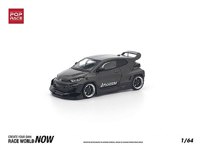 *** PRÉ-VENDA *** Toyota GR Yaris Pandem Body Kit Carbon Edition 1:64 POP RACE PV13007