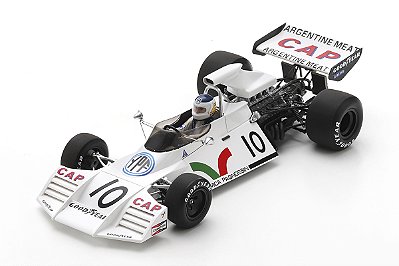 Fórmula 1 Brabham BT42 No.10 Carlos Reutemann 3rd GP França 1973 1:18 Spark