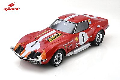 Corvette C3 No.1 Le Mans 24H 1969 1:18 Spark
