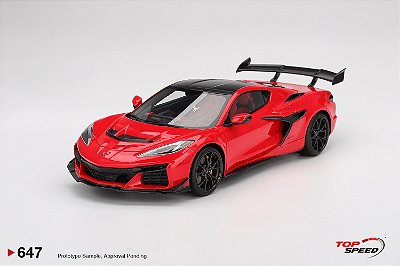 Chevrolet Corvette ZR1 1:18 TopSpeed Vermelho