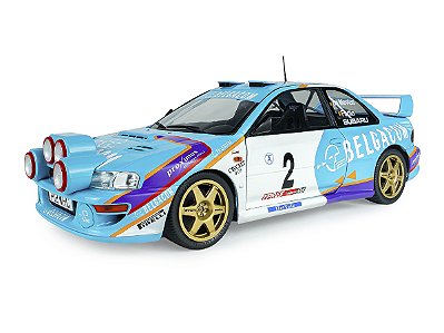 *** PRÉ-VENDA *** Subaru Impreza S5 WRC99 Rally Ypres Westhoek Bélgica 1998 1:18 Solido
