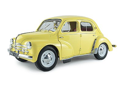 *** PRÉ-VENDA *** Renault 4CV 1961 1:18 Solido Bege