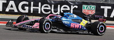 Fórmula 1 BWT Alpine F1 Team A525 Pierre Gasly GP EUA 2025 1:64 Spark