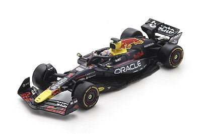 Fórmula 1 Oracle Red Bull Racing RB21 Max Verstappen Winner GP EUA 2025 1:64 Spark