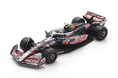 Fórmula 1 MoneyGram Haas F1 Team VF-25 Oliver Bearman GP EUA 2025 1:64 Spark