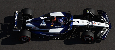 Fórmula 1 Williams Racing FW47 Alexander Albon GP EUA 2025 1:64 Spark
