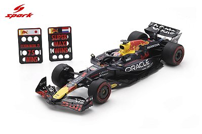 Fórmula 1 Oracle Red Bull Racing RB21 Max Verstappen Winner GP EUA 2025 1:18 Spark