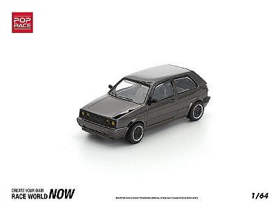 Golf GTi MK2 1:64 POP RACE Dark Chrome Series