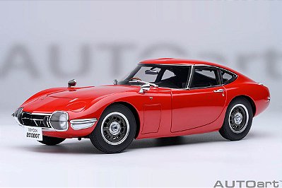 *** PRÉ-VENDA *** Toyota 2000GT 1967 1:18 Autoart Vermelho