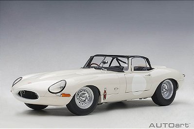 Jaguar Lightweight E-Type 1:18 Autoart Branco