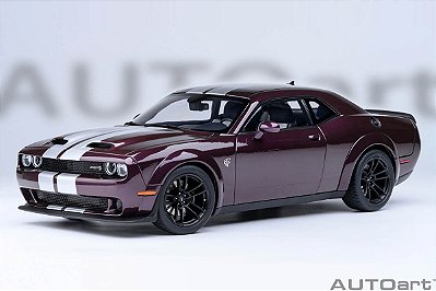 *** PRÉ-VENDA *** Dodge Challenger SRT Jailbreak 2022 1:18 Autoart Purple
