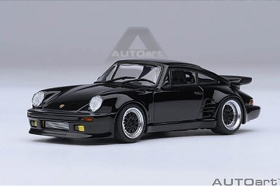 Porsche 911 (930) Turbo Wangan Midnight Blackbird 1:64 Autoart Preto