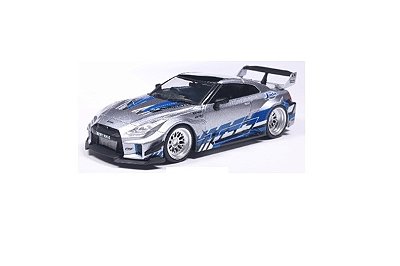 Nissan GT-R (R35) Liberty Walk Silhouette 2020 1:43 Solido Prata