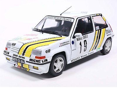 Renault 5 GT Turbo MK2 Rallye Monte Carlo 1989 1:18 Solido