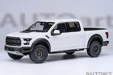 Ford F-150 Raptor Supercrew 2019 1:18 Autoart Branco