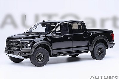 Ford F-150 Raptor Supercrew 2019 1:18 Autoart Preto