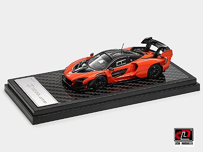 McLaren Senna GTR 1:64 LCD Models Laranja