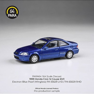 Honda Civic EM1 1999 1:64 PARA64 Azul