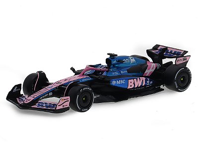Fórmula 1 Alpine A525 Pierre Gasly 2025 1:43 Bburago c/ Display e Piloto