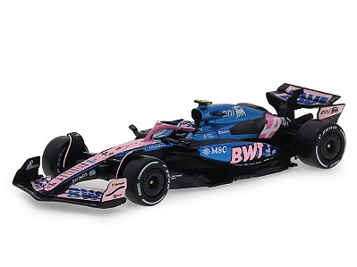 Fórmula 1 Alpine A525 Franco Colapinto 2025 1:43 Bburago c/ Display e Piloto