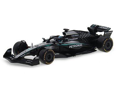 Fórmula 1 Mercedes AMG W16 Russel 2025 1:43 Bburago c/ Display e Piloto