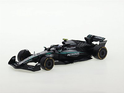 Fórmula 1 Mercedes AMG W16 Kimi Antonelli 2025 1:43 Bburago c/ Display e Piloto