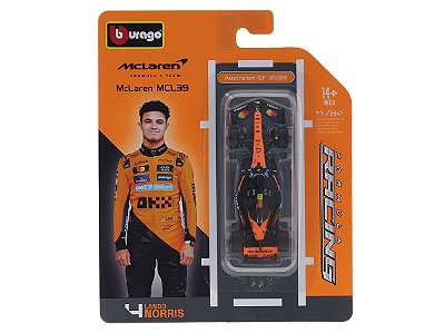 Fórmula 1 McLaren MCL39 Lando Norris 2025 1:64 Bburago
