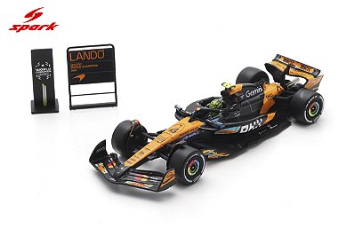 Fórmula 1 McLaren MCL39 Lando Norris World Champion Abu Dhabi 2025 1:64 Spark