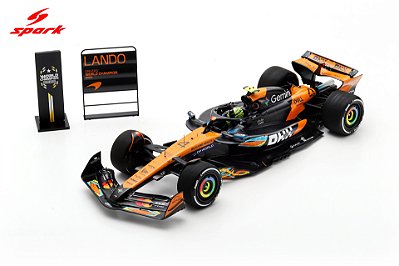 Fórmula 1 McLaren MCL39 Lando Norris World Champion Abu Dhabi 2025 1:18 Spark