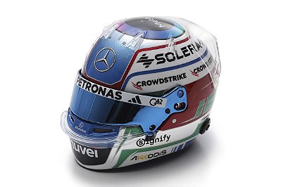 Capacete Kimi Antonelli Mercedes AMG F1 Team GP Las Vegas 2025 1:5 Spark