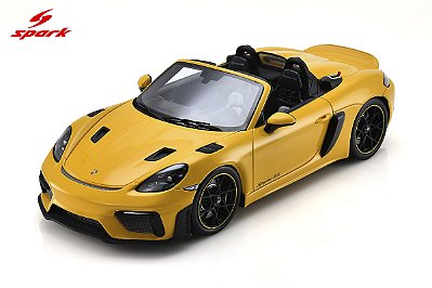 Porsche 718 Spyder RS 2023 1:18 Spark Amarelo