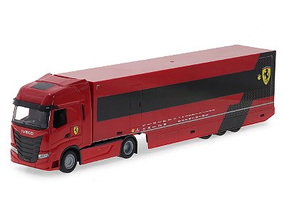 Iveco S-Way 570 + Fórmula Ferrari SF-24 Leclerc 2024 1:43 Bburago