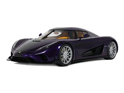 *** PRÉ-VENDA *** Koenigsegg Regera 2025 1:18 GT Spirit Purple PV12996
