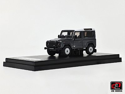 Land Rover Defender 90 V8 1:64 LCD Models Cinza