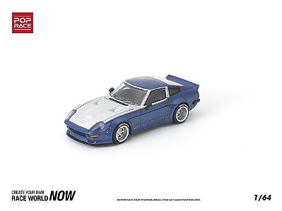 Datsun 280ZX Pandem Body Kit 1:64 POP RACE Azul