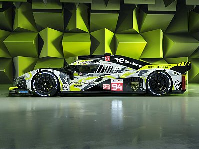 Peugeot 9X8 Hypercar Peugeot TotalEnergies WEC LeMans 2025 1:18 Solido