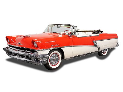 Mercury Montclair 1956 Open Convertible 1:18 Sunstar Platinum Vermelho