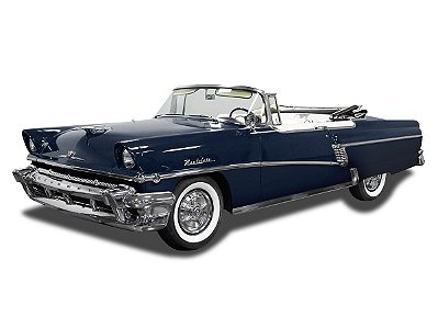 Mercury Montclair 1956 Open Convertible 1:18 Sunstar Platinum Azul