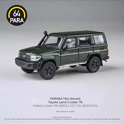 Toyota Landcruiser LC76 2014 1:64 PARA64 Verde