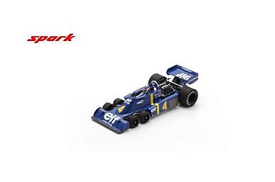 Fórmula 1 Tyrrell P34 No.4 Patrick Depailler 2nd Sweden GP 1976 1:18 Spark