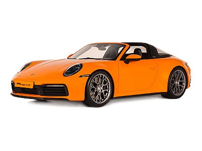 *** PRÉ-VENDA *** Porsche 911 [992.1] Targa 4S 2021 1:8 GT Spirit Laranja PV12996